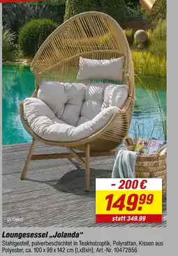 toom Baumarkt Loungesessel „jolanda“ Angebot