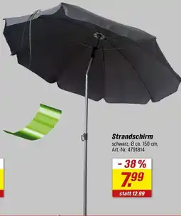 toom Baumarkt Strandschirm Angebot