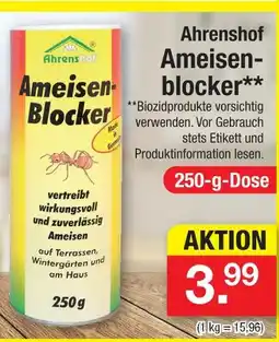 Zimmermann Ahrenshof ameisenblocker Angebot