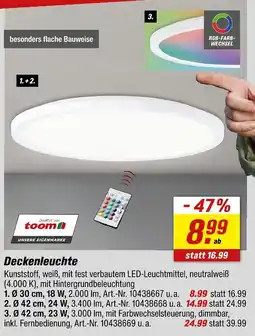 toom Baumarkt Toom deckenleuchte Angebot