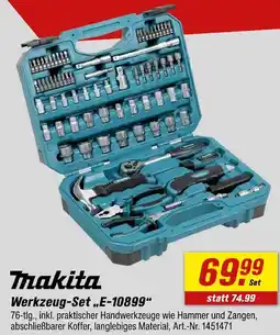 toom Baumarkt Makita werkzeug-set „e-10899“ Angebot