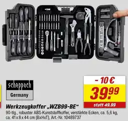toom Baumarkt Scheppach werkzeugkoffer Angebot