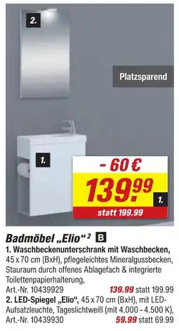 toom Baumarkt Waschbeckenunterschrank elio Angebot