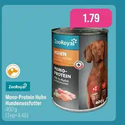 toom Baumarkt Zooroyal mono-protein huhn hundennassfutter Angebot