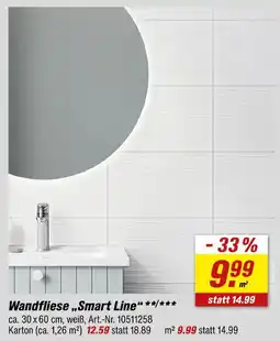 toom Baumarkt Wandfliese „smart line“ Angebot