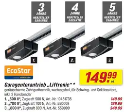 toom Baumarkt Ecostar garagentorantrieb liftronic 500 ii Angebot