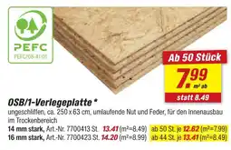 toom Baumarkt Osb/1-verlegeplatte Angebot