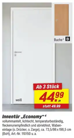 toom Baumarkt Innentür economy Angebot