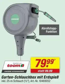 toom Baumarkt Toom garten-schlauchbox mit erdspieß Angebot