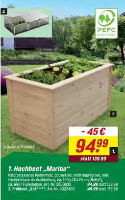 toom Baumarkt Hochbeet„marina“ Angebot