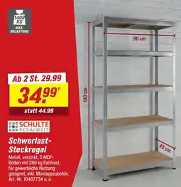toom Baumarkt Schulte regalwelt schwerlast-steckregal Angebot