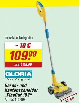 toom Baumarkt Gloria finecut 18v Angebot