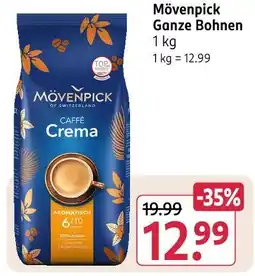 Rossmann Mövenpick ganze bohnen Angebot
