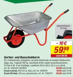 toom Baumarkt Garten- und bauschubkarre Angebot