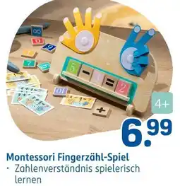 Rossmann Ideenwelt montessori fingerzähl-spiel Angebot