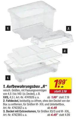 toom Baumarkt Aufbewahrungsbox r Angebot