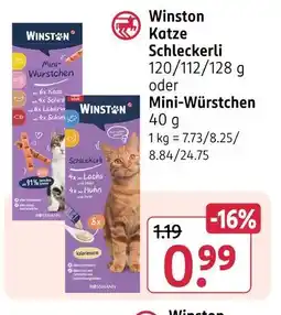 Rossmann Winston katze schleckerlti Angebot