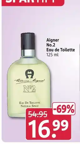 Rossmann Aigner no.2 eau de toilette Angebot