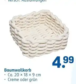 Rossmann Ideenwelt baumwollkorb Angebot