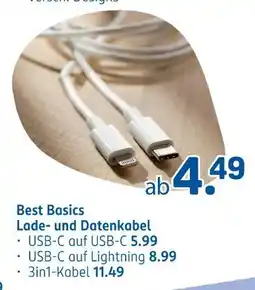 Rossmann Best basics usb-c auf usb-c Angebot