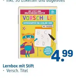 Rossmann Lernbox mit stift Angebot