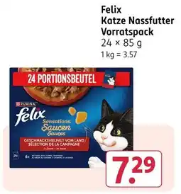 Rossmann Felix katze nassfutter vorratspack Angebot