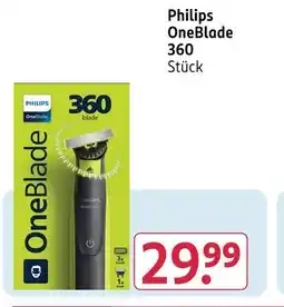 Rossmann Philips oneblade 360 Angebot