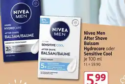 Rossmann Nivea men after shave balsam hydrocare oder sensitive cool Angebot