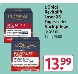 Rossmann L'oréal paris revitalift laser x3 tagespflege Angebot