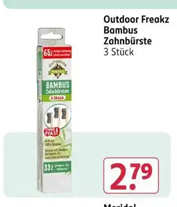 Rossmann Outdoor freakz bambus zahnbürste Angebot