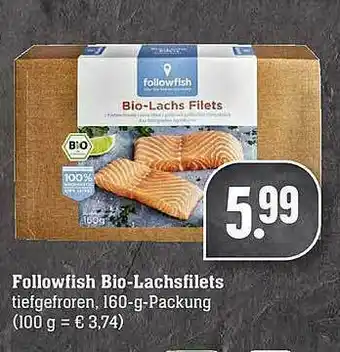 E-Center Followfish Bio-lachsfilets Angebot