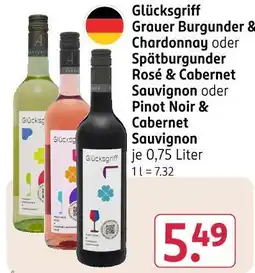 Rossmann Glücksgriff grauer burgunder & chardonnay Angebot