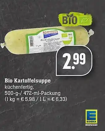 E-Center Rasting Bio Kartoffelsuppe Angebot