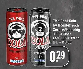 Edeka The Real Cola By Booster Auch Zero Angebot