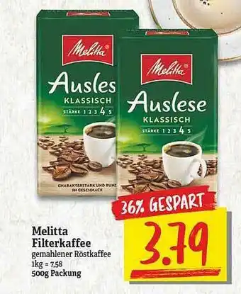 NP Discount Melitta Filterkaffee Angebot