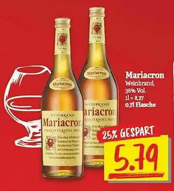 NP Discount Mariacron Weinbrand Angebot