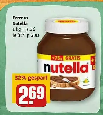 REWE Kaufpark Ferrero Nutella Angebot