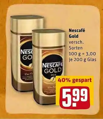 REWE Kaufpark Nescafé Gold Angebot