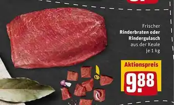 REWE Kaufpark Frischer Rinderbraten Oder Rindergulasch Angebot