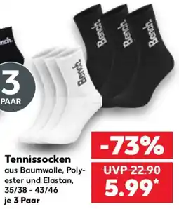 Kaufland Bench Tennissocken Angebot