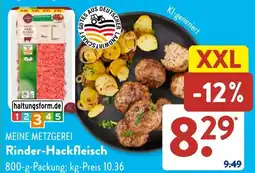 Aldi Süd MEINE METZGEREI Rinder-Hackfleisch Angebot