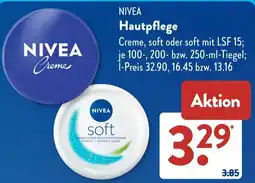 Aldi Süd NIVEA Hautpflege Angebot