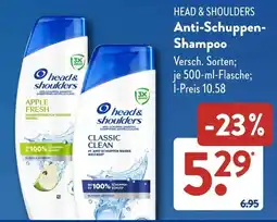 Aldi Süd HEAD & SHOULDERS Anti-Schuppen- Shampoo Angebot