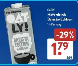Aldi Süd OATLY! Haferdrink Barista-Edition Angebot