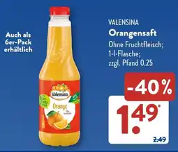 Aldi Süd Valensina Orangensaft Angebot