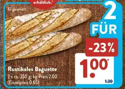 Aldi Süd Rustikales Baguette Angebot