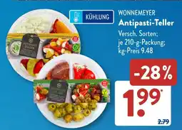 Aldi Süd WONNEMEYER Antipasti-Teller Angebot