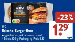 Aldi Süd BBQ Brioche-Burger-Buns Angebot