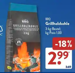 Aldi Süd BBQ Grillholzkohle Angebot