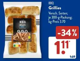 Aldi Süd BBQ Grillies Angebot